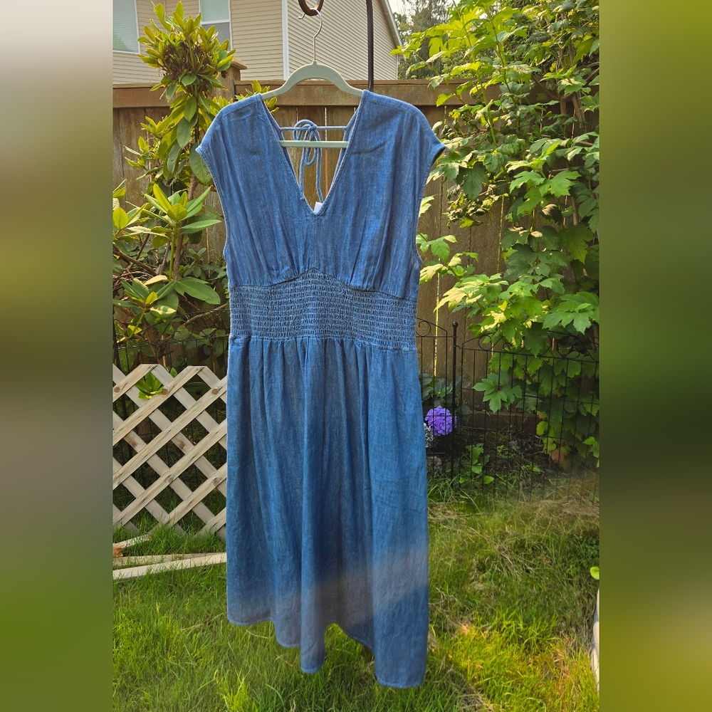 Old Navy Denim Blue Dress